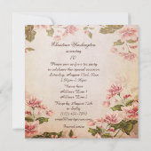 Butterflies &  Almond Blossom 70th Birthday Kaart (Achterkant)