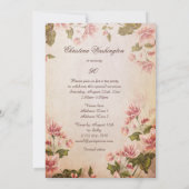 Butterflies &  Almond Blossom 90th Birthday Kaart (Achterkant)