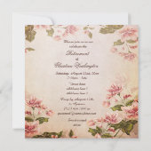 Butterflies &  Almond Blossom Retirement Kaart (Achterkant)