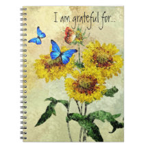 Butterflies and Flowers Gratitude Journal