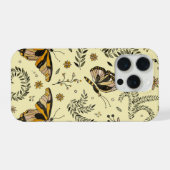 Butterflies and flowers iPhone hoesje (Achterkant horizontaal)