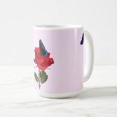 Butterflies and Rose Mug Koffiemok (Voorkant rechts)