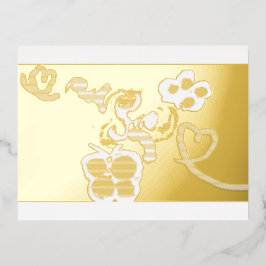 Butterflies and Roses valentine  Folie Feestdagen Briefkaart