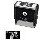 Butterflies and Roses valentine  Zelfinktende Stempel (In situ)