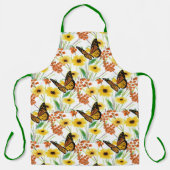 Butterflies and Yellow Flowers Print-all-over Schort (Voorkant)