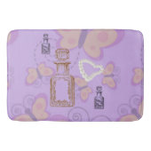 Butterflies Apothecary&Pearl Hearts Large Bath Mat (Voorkant)