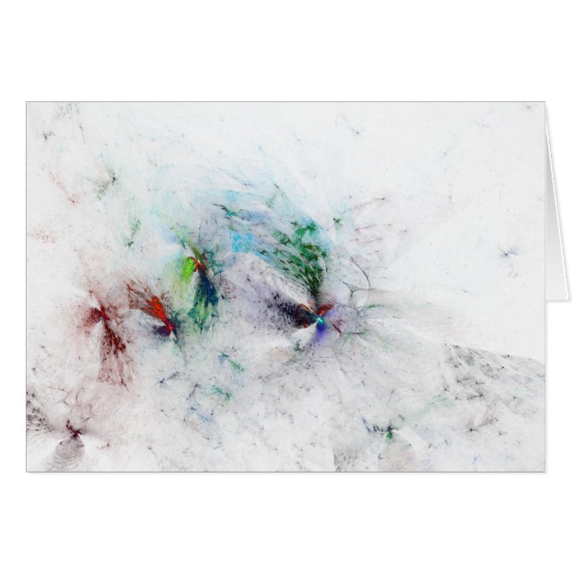 "Butterflies are free"-kaart (Voorkant Horizontaal)