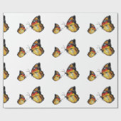 Butterflies Art Matte Wrapping Paper, 30 x 6 ft Cadeaupapier (Vlak)