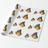 Butterflies Art Matte Wrapping Paper, 30 x 6 ft Cadeaupapier (Uitgerold)