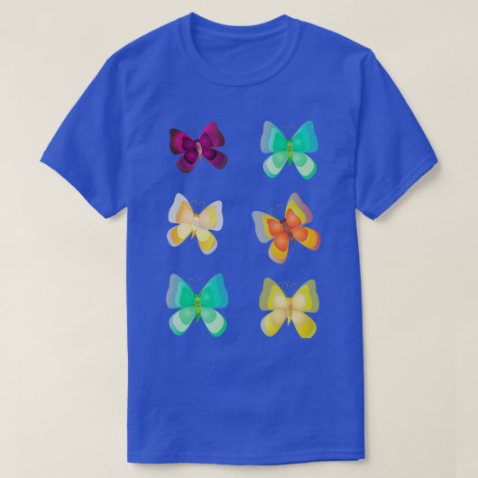 Butterflies Art van dierentuin T-shirt (Design voorkant)