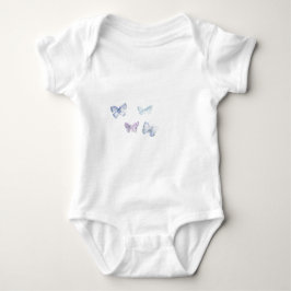 'Butterflies' Baby All-in-One 'Creeper' Romper