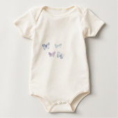 'Butterflies' Baby All-in-One 'Creeper' Romper (Voorkant)