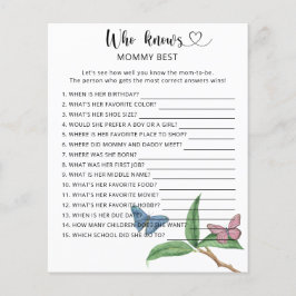 Butterflies baby shower, die mama het beste kent