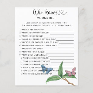 Butterflies baby shower, die mama het beste kent