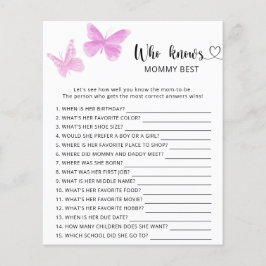 Butterflies baby shower, die mama het beste kent