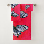 Butterflies Bad Handdoek (Insitu)