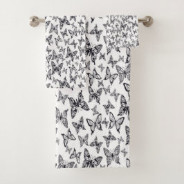 Butterflies Bad Handdoek