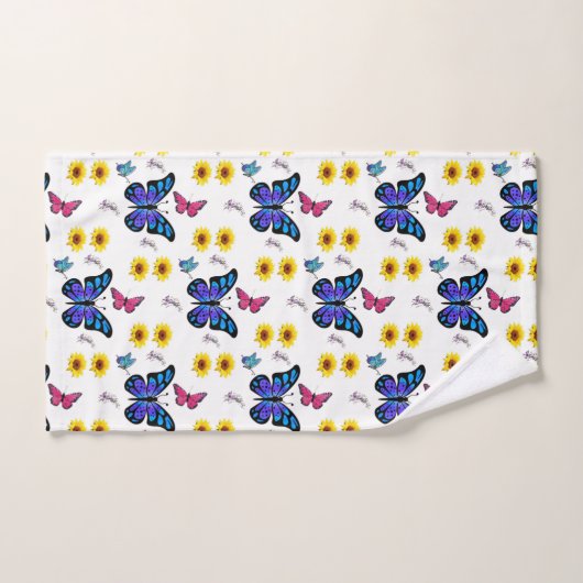 Butterflies Bad Handdoek (Handdoek)