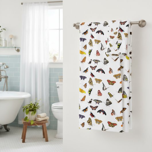 Butterflies Badkamer Handdoek Set