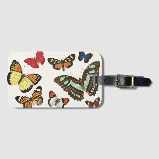 Butterflies Bagagelabel (Voorkant (horizontaal))