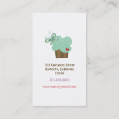 Butterflies Bakery Pastel Visitekaartje (Achterkant)