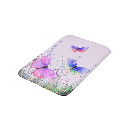 Butterflies Bath Mat (Gekanteld)
