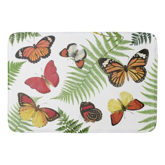 Butterflies Bath Mat (Voorkant)