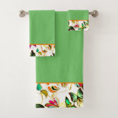 Butterflies Bath Towel Set Bad Handdoek (Insitu)