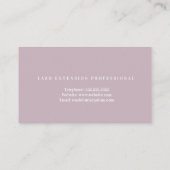 Butterflies Beauty Eyelashes Salon Visitekaartje (Achterkant)