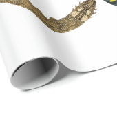 Butterflies Beetle Bugs snijdt collage kunst Cadeaupapier (Rol Hoek)