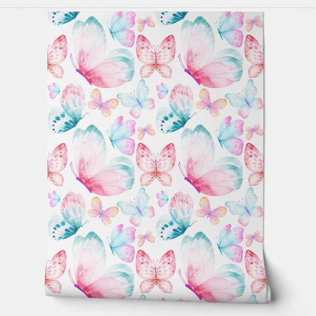 Butterflies Behang (Afrollen)