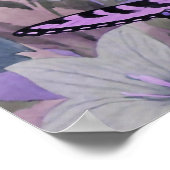  BUTTERFLIES BETALEN: LOVELE LILA POSTER (Hoek)