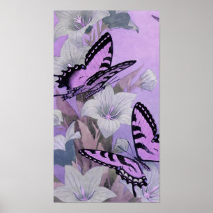  BUTTERFLIES BETALEN: LOVELE LILA POSTER