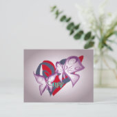 Butterflies BFF Briefkaart (Staand voorkant)