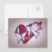 Butterflies BFF Briefkaart (Voorkant / Achterkant)