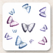 Butterflies Bier Onderzetter (Voorkant)