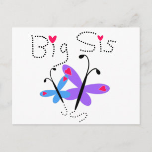 Butterflies Big Sis Briefkaart