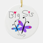 Butterflies Big Sis Gifts Keramisch Ornament (Voorkant)