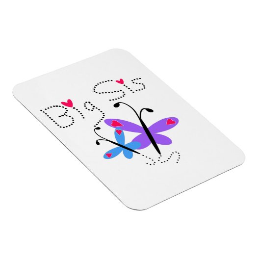Butterflies Big Sis Gifts Magneet (Rechterzijde)