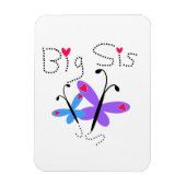 Butterflies Big Sis Gifts Magneet (Verticaal)