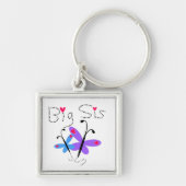 Butterflies Big Sis Gifts Sleutelhanger (Voorkant)
