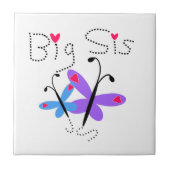 Butterflies Big Sis Gifts Tegeltje (Voorkant)
