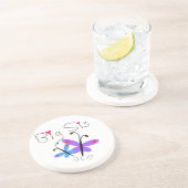 Butterflies Big Sis Gifts Zandsteen Onderzetter (Zijkant)