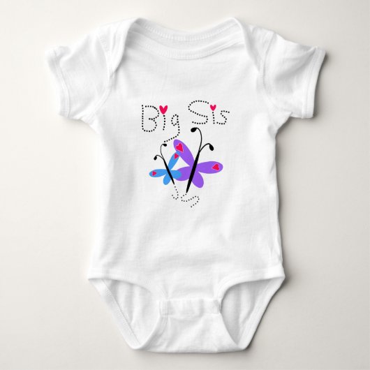 Butterflies Big Sis Romper (Voorkant)