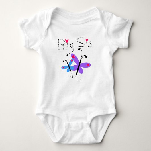 Butterflies Big Sis Romper (Voorkant)