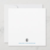 Butterflies Birthday Invitation Kaart (Achterkant)