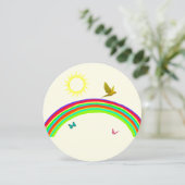 Butterflies Birthday Kaart (Staand voorkant)