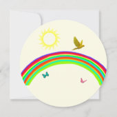 Butterflies Birthday Kaart (Voorkant)