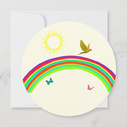 Butterflies Birthday Kaart (Voorkant)