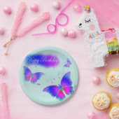 Butterflies Birthday Papieren Bordje (Feest)
